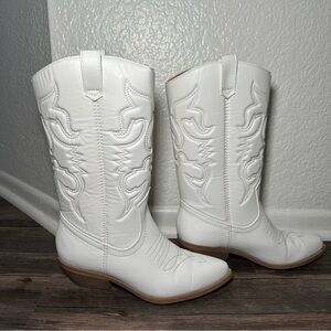 White Cowgirl Boots